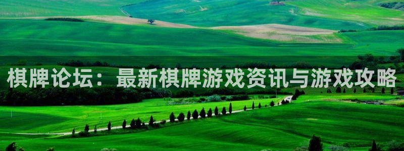 多彩娱乐在线登录：棋牌论坛：最新棋牌游戏资讯与游戏攻略